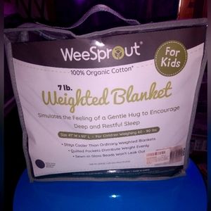 100% ORGANIC COTTON QUILT WEIGHTED BLANKET
